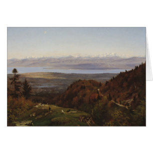 Mont-Blanc seen from Saint-Cergues, 1869