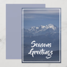 Mont Blanc Snowy Summit View Christmas