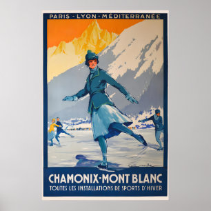 Mont Blanc Travel Poster