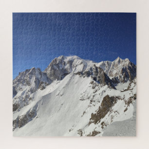 Mont Blanc winter mountains puzzles