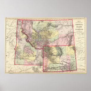 Mont, Ida, Wyo Poster