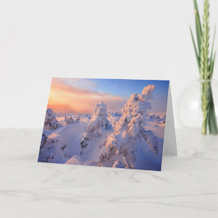 Mont Logan Sunrise Gaspesie National Park Quebec Card