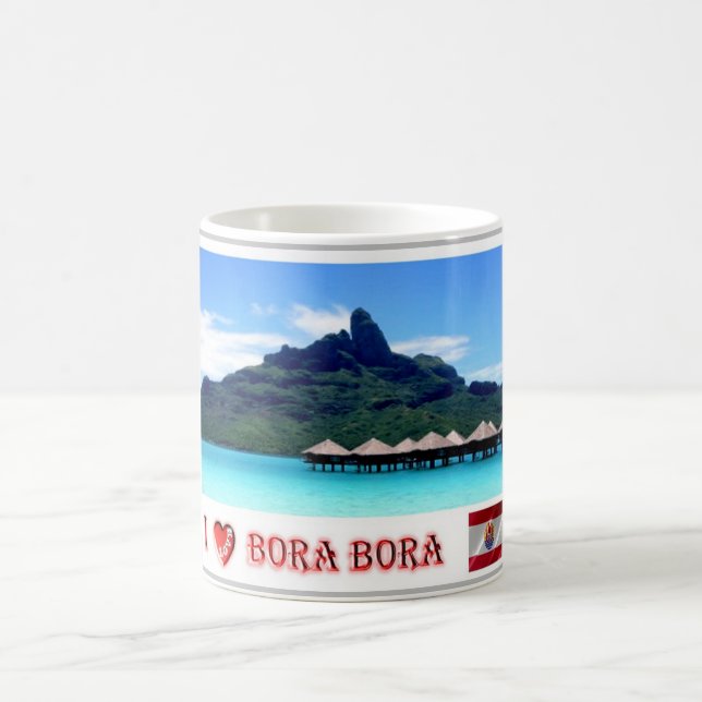 Mont Otemanu - Bora Bora - French Polynesia - Coffee Mug (Center)