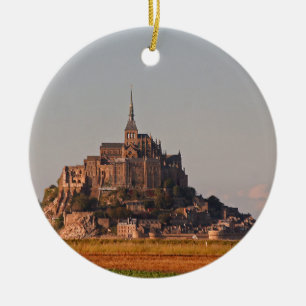 Mont Saint-Michel 3 Ceramic Tree Decoration
