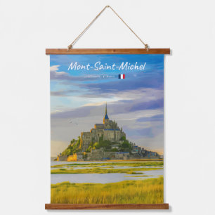 Mont-Saint-Michel, France - Mediaeval Abbey Hanging Tapestry