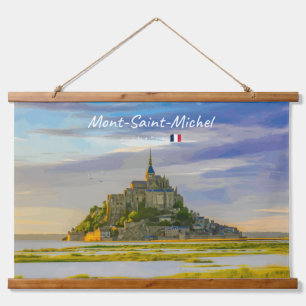 Mont-Saint-Michel, France - Mediaeval Abbey Hanging Tapestry