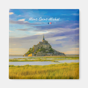 Mont-Saint-Michel, France - Mediaeval Abbey Magnet