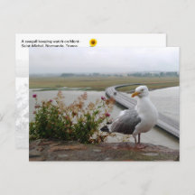Mont-Saint-Michel Lookout, Normandy, France - 