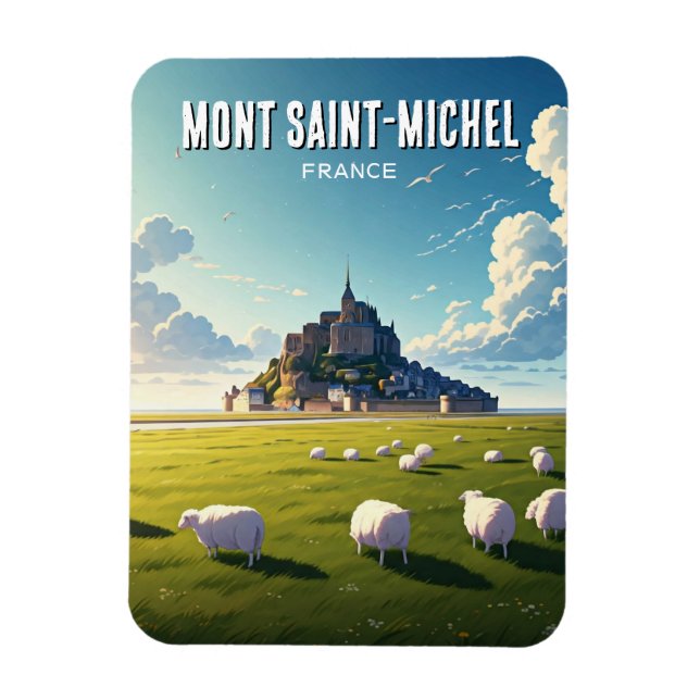 Mont Saint-Michel  Magnet (Vertical)