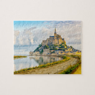 Mont-Saint-Michel, Normandy, France Jigsaw Puzzle