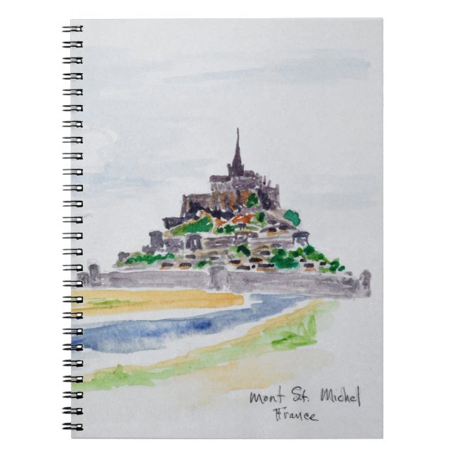 Mont Saint-Michel, Normandy, France Notebook (Front)