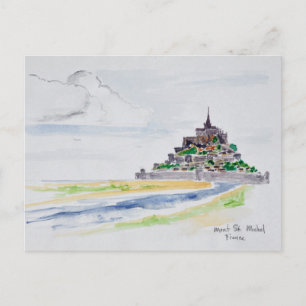 Mont Saint-Michel, Normandy, France Postcard