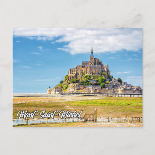 Mont-Saint-Michel, Normandy, France Postcard