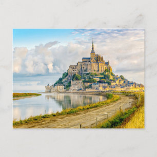 Mont-Saint-Michel, Normandy, France Postcard