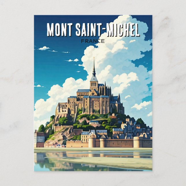 Mont Saint-Michel Postcard (Front)