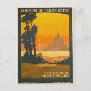 Mont-Saint-Michel Postcard