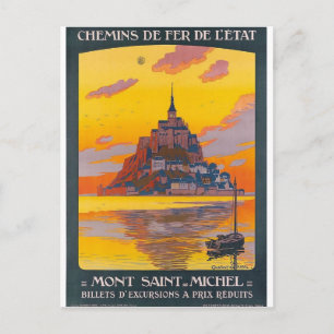 Mont-Saint-Michel Postcard