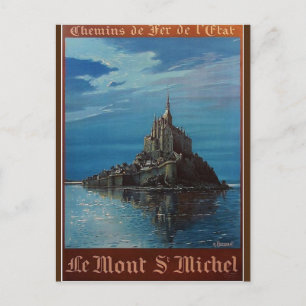 Mont-Saint-Michel Postcard
