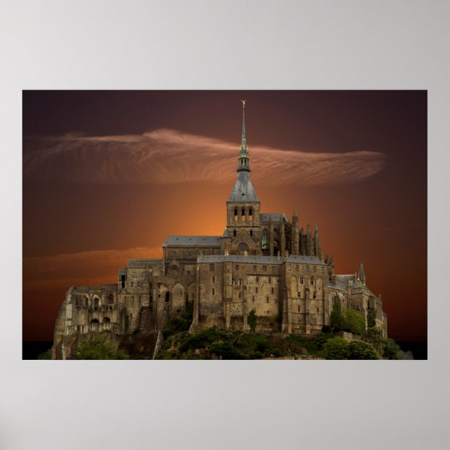Mont-Saint-Michel Poster (Front)