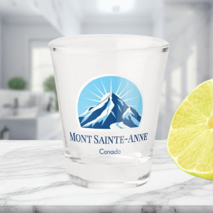 Mont Sainte-Anne Canada Ski resort shot glass