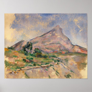 Mont Sainte-Victoire, 1897-98 Poster