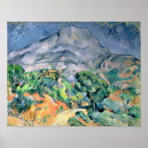 Mont Sainte-Victoire, 1900 Poster