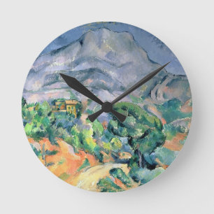 Mont Sainte-Victoire, 1900 Round Clock