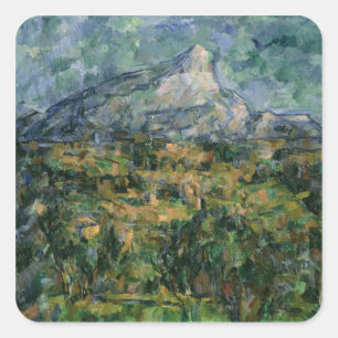 Mont Sainte-Victoire, 1904-05 Square Sticker