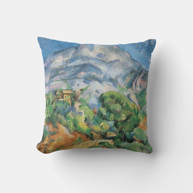 Mont Sainte Victoire Above Tholonet, Paul Cezanne Cushion (Front)