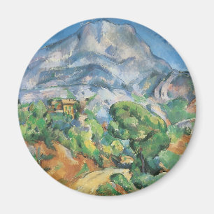 Mont Sainte Victoire Above Tholonet, Paul Cezanne Magnet