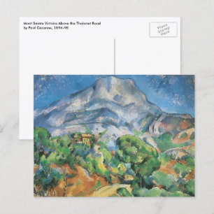 Mont Sainte Victoire Above Tholonet, Paul Cezanne Postcard
