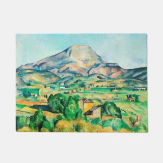 Mont Sainte-Victoire by Paul Cezanne Doormat