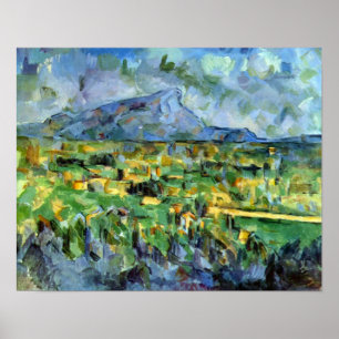 Mont Sainte-Victoire by Paul Cezanne Poster