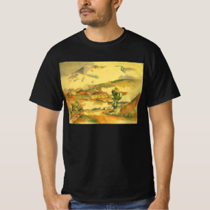 Mont Sainte Victoire by Paul Cezanne, Vintage Art T-Shirt