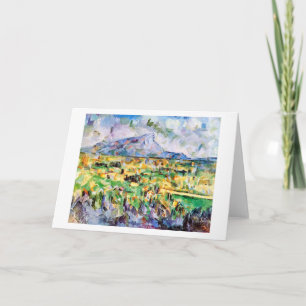 Mont Sainte-Victoire, Paul Cezanne Card