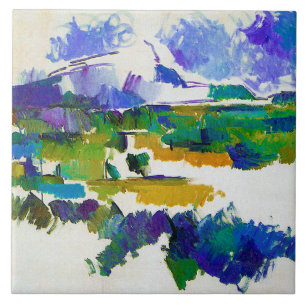 Mont Sainte-Victoire, Paul Cezanne Ceramic Tile
