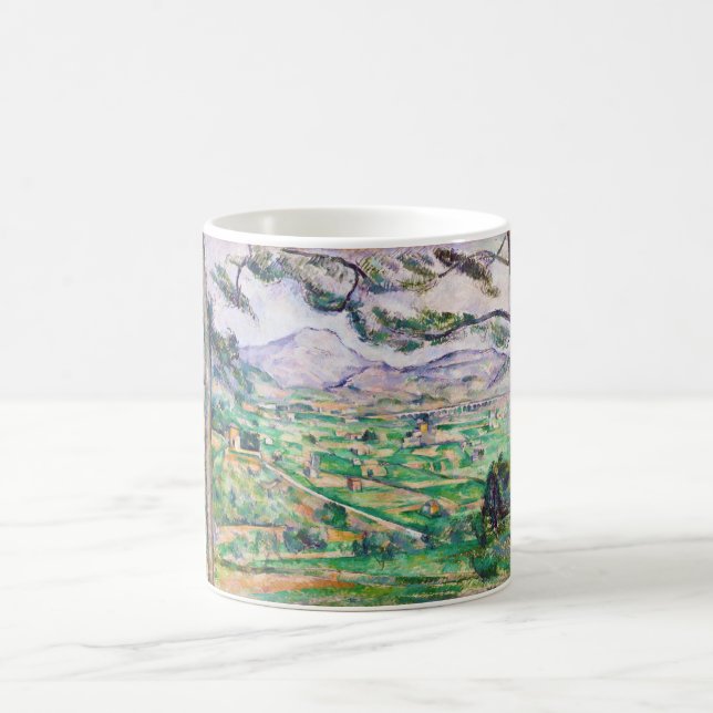 Mont Sainte-Victoire, Paul Cezanne Coffee Mug (Center)