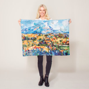 Mont Sainte-Victoire, Paul Cezanne Fleece Blanket