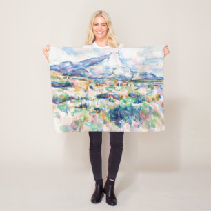 Mont Sainte-Victoire, Paul Cezanne Fleece Blanket