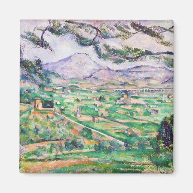 Mont Sainte-Victoire, Paul Cezanne Magnet (Front)