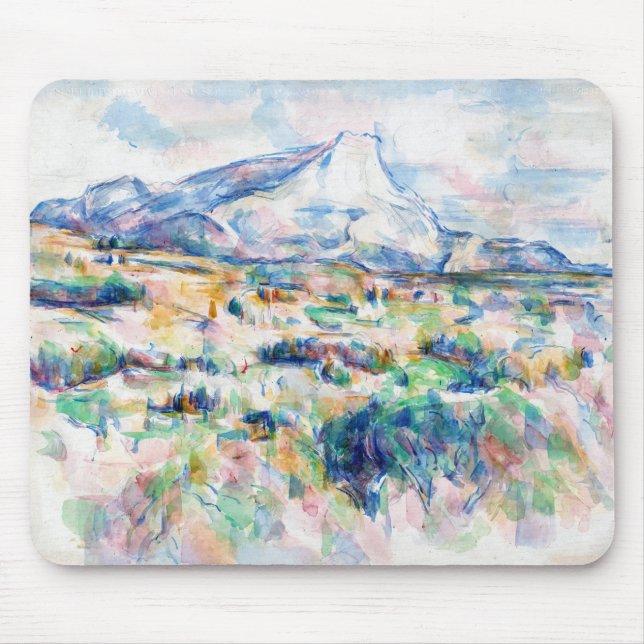 Mont Sainte-Victoire, Paul Cezanne Mouse Pad (Front)
