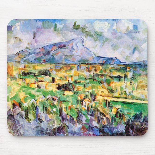 Mont Sainte-Victoire, Paul Cezanne Mouse Pad (Front)