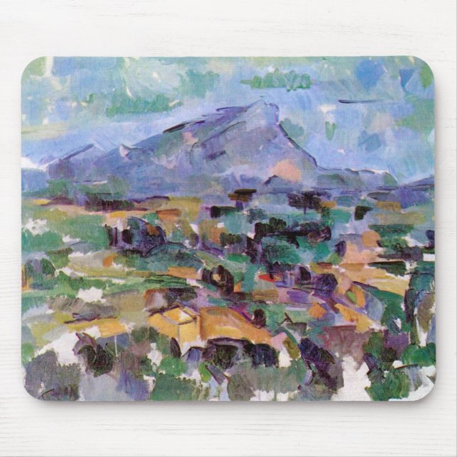 Mont Sainte-Victoire, Paul Cezanne Mouse Pad (Front)