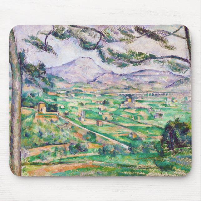 Mont Sainte-Victoire, Paul Cezanne Mouse Pad (Front)