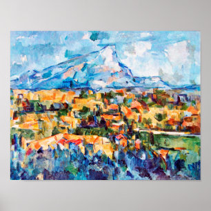 Mont Sainte-Victoire, Paul Cezanne Poster