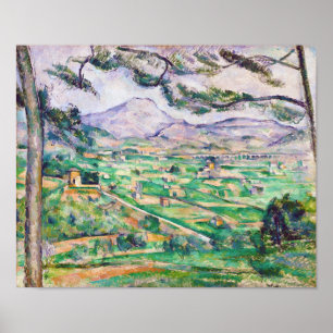 Mont Sainte-Victoire, Paul Cezanne Poster