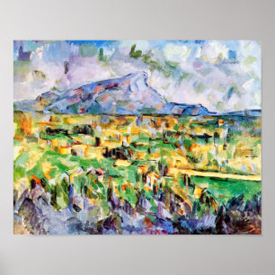 Mont Sainte-Victoire, Paul Cezanne Poster