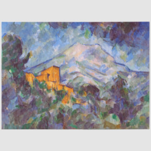 Mont Sainte-Victoire, Paul Cezanne Tissue Paper
