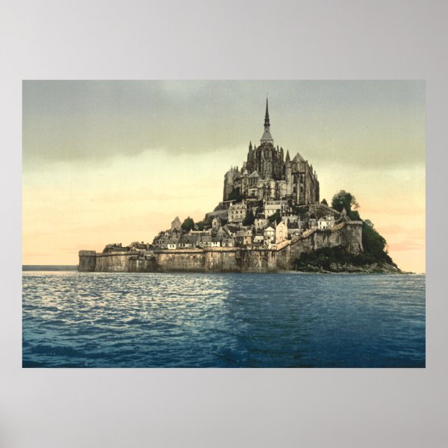 Mont St Michel II, Normandy, France Poster (Front)