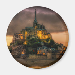 Mont St Michel Island Church Normandy Magnet